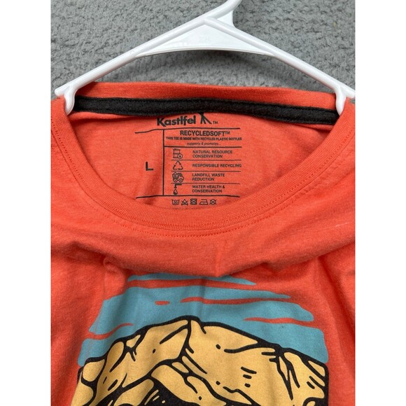 Pikes Peak souvenir short sleeve tshirt unisex size large recycled plastic - Picture 5 of 5